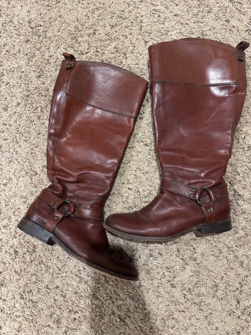 Frye Leather Boots - extended calf